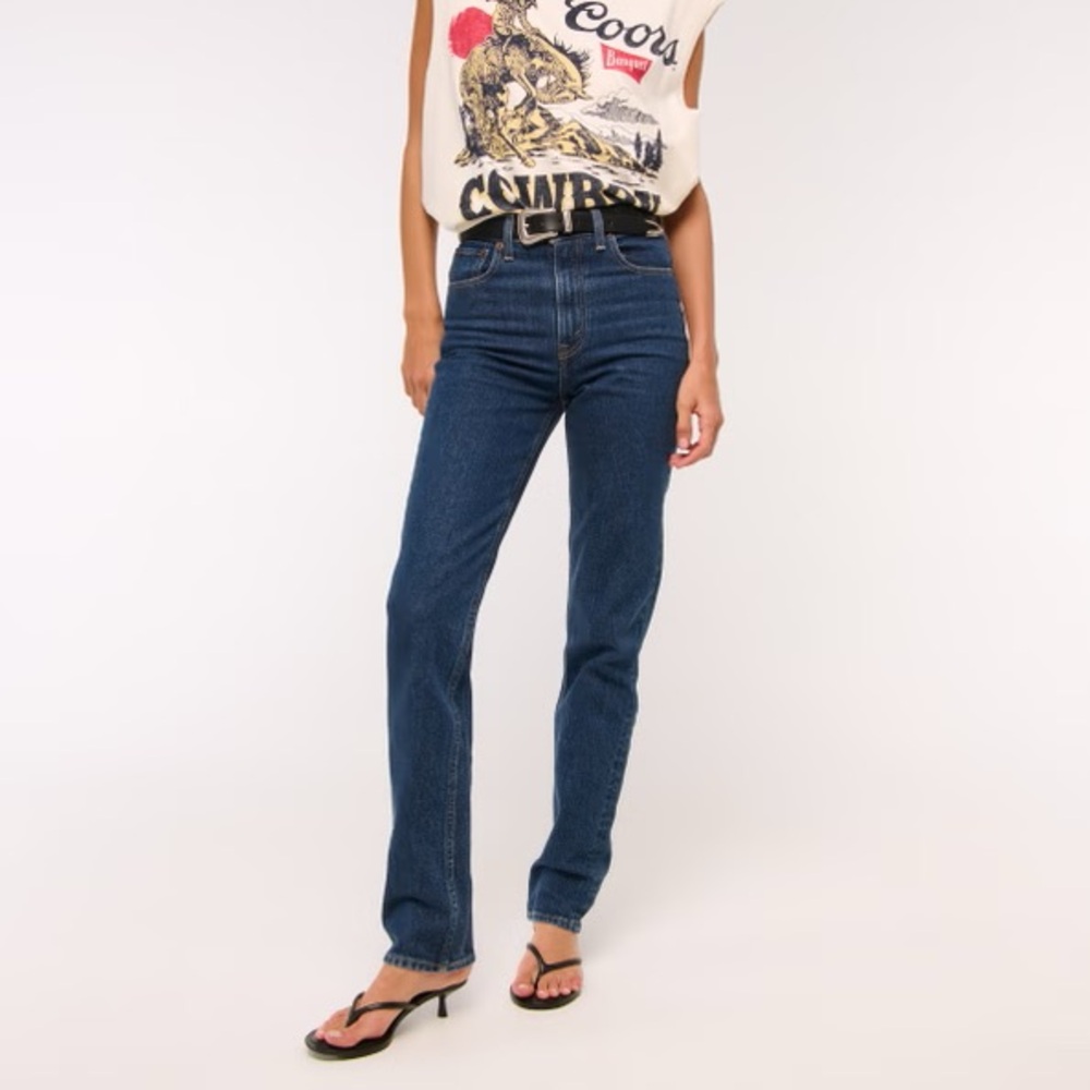 NWT Abercrombie 90s straight jean